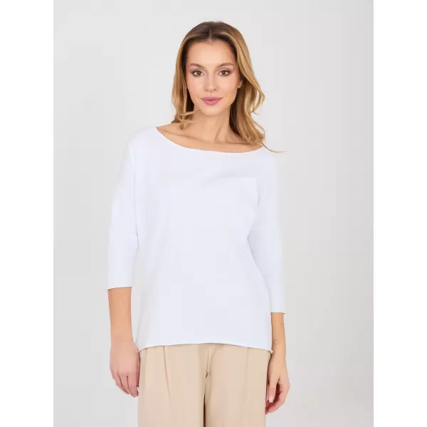  Dámská halenka RUE PARIS RV-BZ-A1187.36 WHITE 