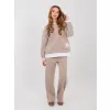 Dámská tepláková souprava RUE PARIS IT-KMPL-22230.18 DARK BEIGE
