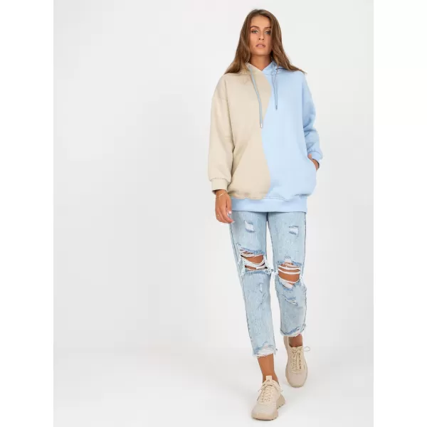  Dámská mikina RUE PARIS RV-BL-8233.32X LIGHT BLUE 