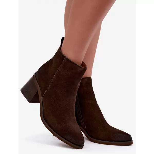  Dámské kotníkové boty VINCEZA 133100 CHOCOLATE 