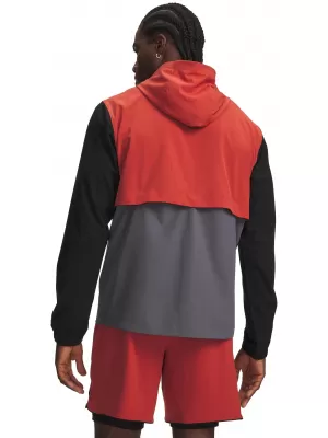Pánská bunda UNDER ARMOUR UA VELOCITI HOODED JACKET 6015111-009 ČERNÁ