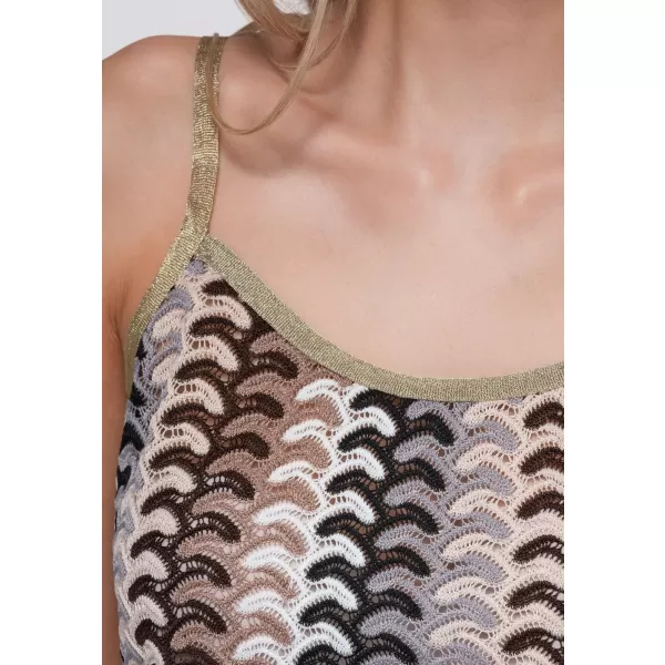  Dámská blůza OMBRE OW-TS-E0068 BROWN 