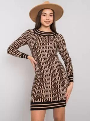 Dámské šaty OCH BELLA TW-SK-BI-ZS5218.50 CAMEL