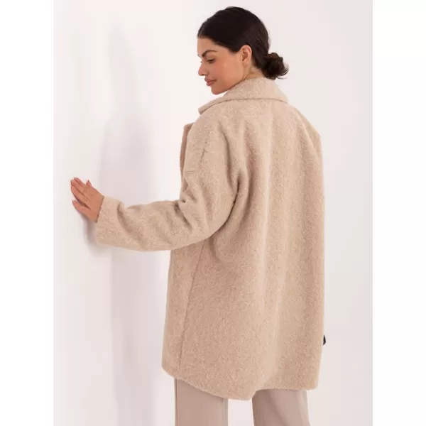  Dámský kabát FACTORY PRICE IT-PL-96965.19 BEIGE 