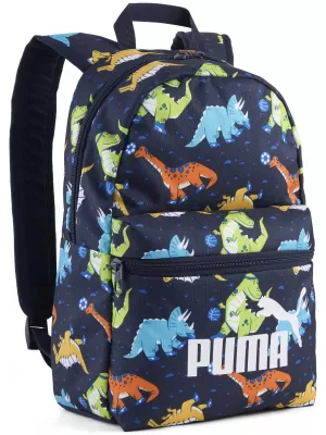 Batoh PUMA PHASE AOP SMALL BACKPACK 09132414 PUMA NAVY/SPORTY DINO AOP