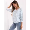Dámská halenka RELEVANCE RV-BZ-A791.53 WHITE-BLUE