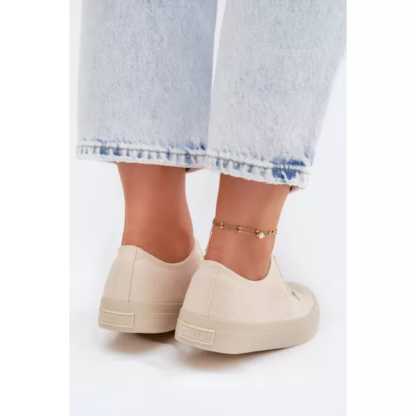  Dámské tenisky BIG STAR SHOES TT274121 BEIGE 