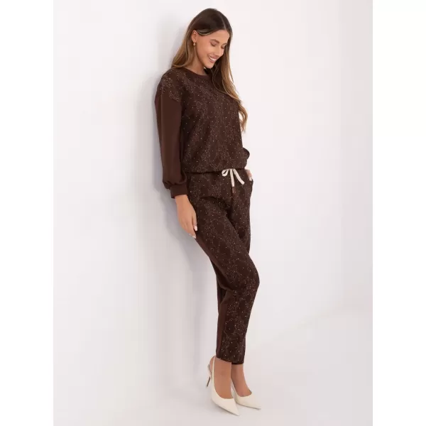 Dámský set ITALY MODA IT-KMPL-9850.14P BROWN 