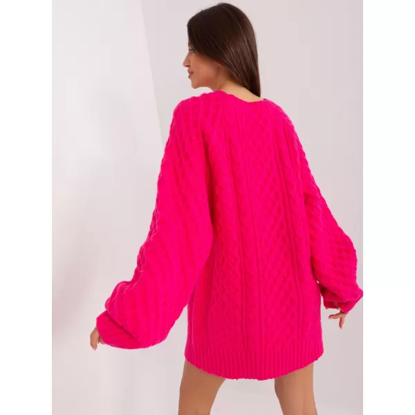  Dámský svetr WOOL FASHION ITALIA AT-SW-2367-2.64P FUCHSIA 