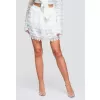 Dámská sukně OMBRE OW-GL-E0015 WHITE