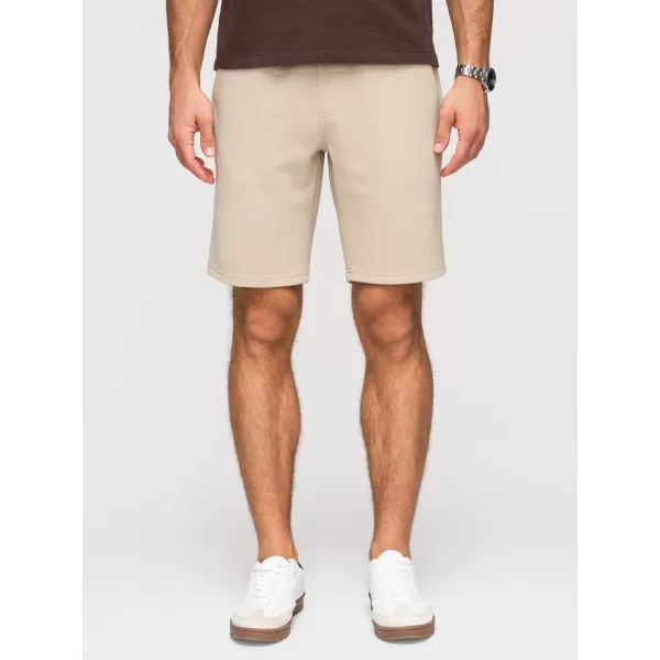  Pánské kraťasy OMBRE OM-SRSK-0124 BEIGE 