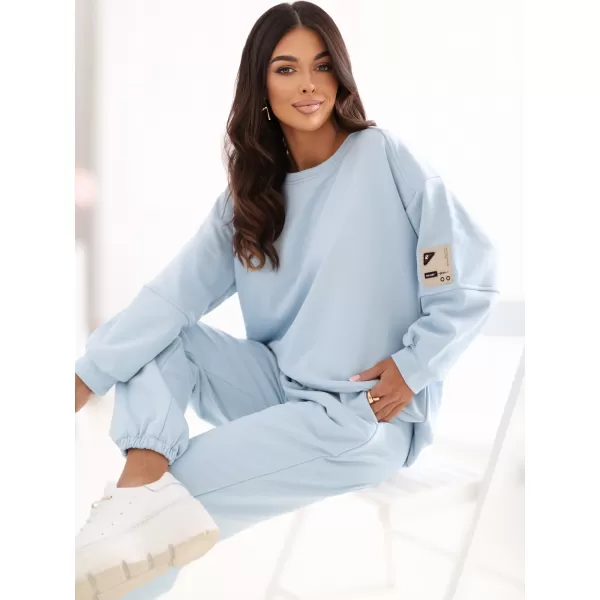  Dámský komplet RUE PARIS RV-KMPL-A1279.82 LIGHT BLUE 
