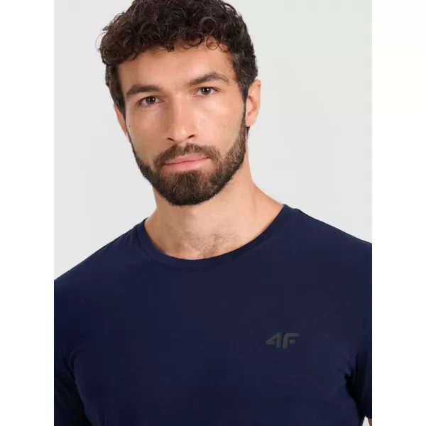  Pánské triko 4F 4FRMM00TTSHM3248 NAVY 