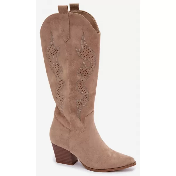  Dámské kovbojky BOTO 2539A BEIGE 