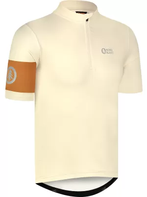 Pánský cyklo dres NORDBLANC CAMEL NBSMF8079 BÉŽOVÁ