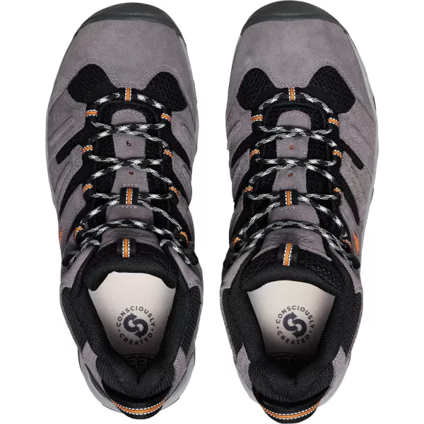  Pánské turistické boty KEEN HEADOUT MID WP MEN MAGNET/ORANGE PEPPER 