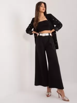 Dámské kalhoty ITALY MODA DHJ-SP-5583.97 NOIRE