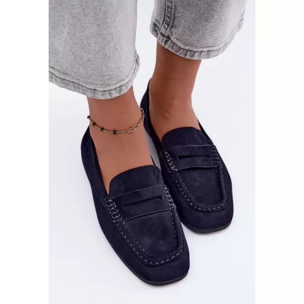  Dámské mokasíny BOTO D-307 NAVY 