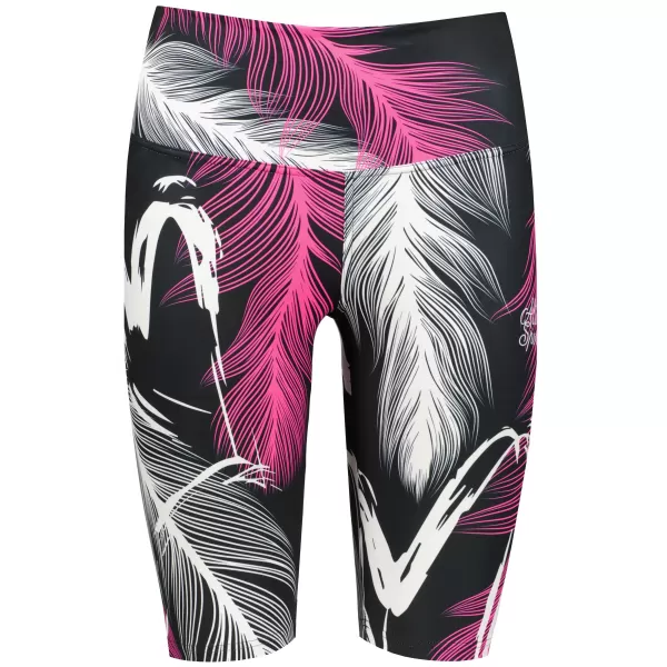  Dámské legíny nad kolena premium (nové velikosti) ALTISPORT VOJ/ALW001LEG06 černá/růžová 