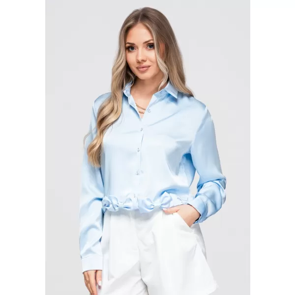  Dámská košile OMBRE OW-SH-E0059 BLUE 