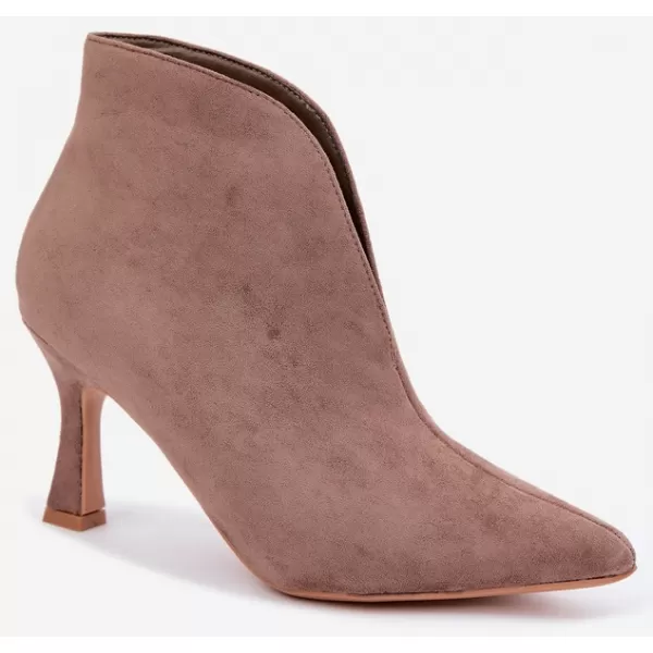  Dámské kotníkové boty BOTO 6470 BROWN 