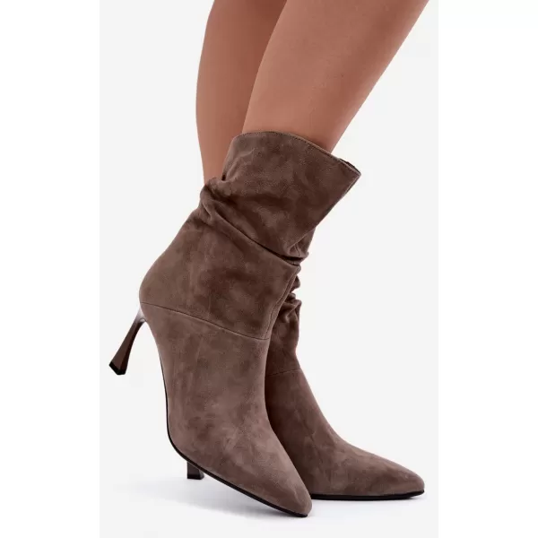  Dámské kotníkové boty D&A JC562-1038 LIGTH GREY 