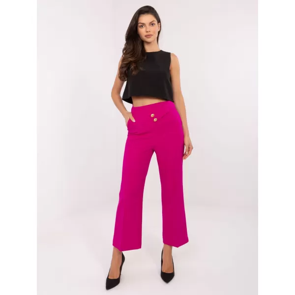  Dámské kalhoty RUE PARIS TO-SP-18150.02 FUCHSIA 
