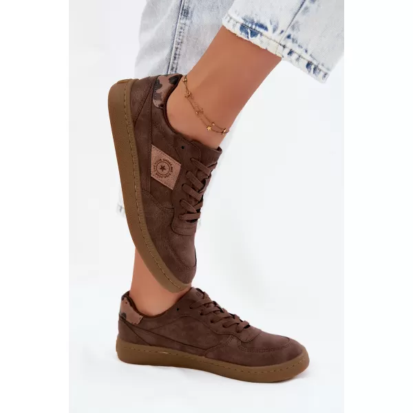  Dámské tenisky BIG STAR SHOES UU274017 BROWN/BEIGE 