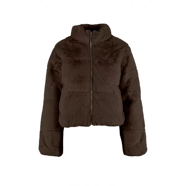  Dámská prošívaná bunda URBAN CLASSICS TB7935-00075 BROWN 