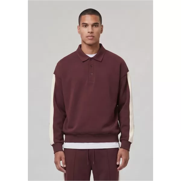  Pánská triko s límečkem URBAN CLASSICS TB8595-01151 CHERRY 