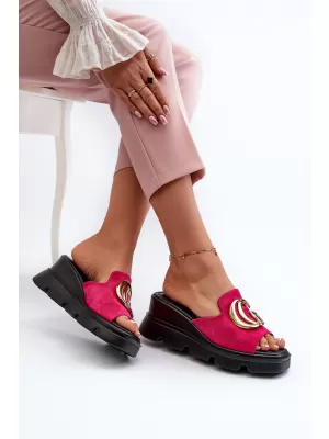 Dámské pantofle VINCEZA 58295 FUCHSIA
