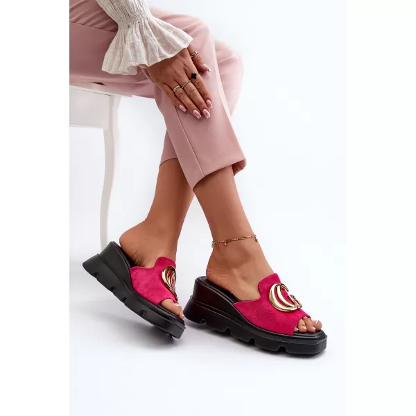  Dámské pantofle VINCEZA 58295 FUCHSIA 
