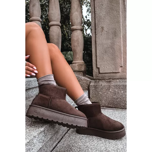  Dámské boty BIG STAR SHOES UU274223 BROWN/BEIGE SHADOWS 