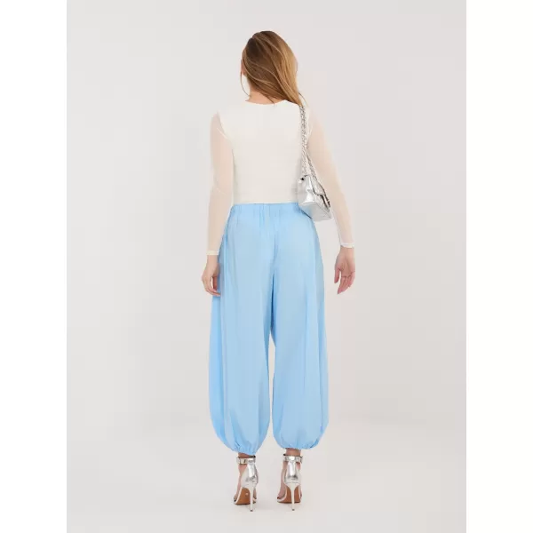  Dámské kalhoty RUE PARIS IT-SP-FL10309.70 LIGHT BLUE 