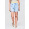 Dámské kraťasy OMBRE OW-ST-E0005 LIGHT BLUE