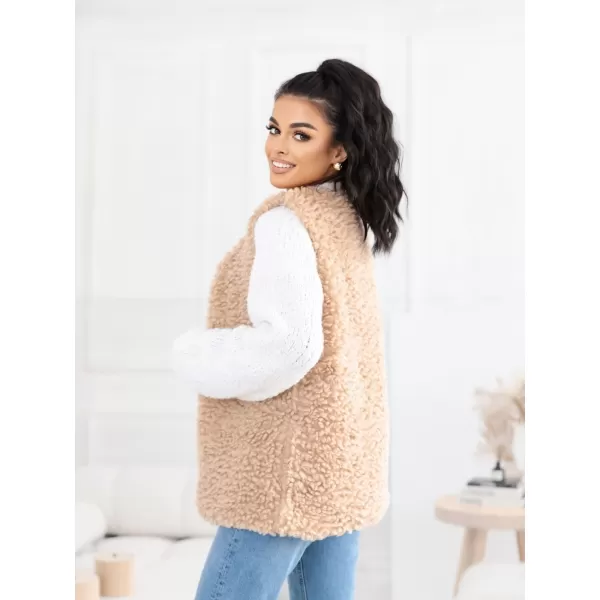  Dámská vesta FACTORY PRICE CS-KZ-14021.96P BEIGE 