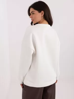 Dámská mikina ITALY MODA MI-BL-4216.15 ECRU