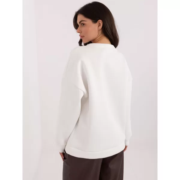  Dámská mikina ITALY MODA MI-BL-4216.15 ECRU 