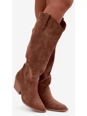 Dámské kozačky BOTO CLS-627 BROWN