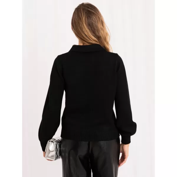  Dámský svetr ITALY MODA IR-SW-AC-19702.14 BLACK 