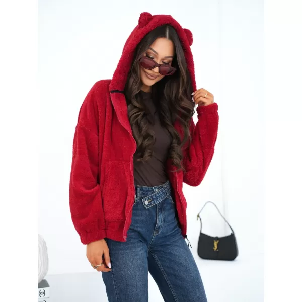  Dámská mikina FACTORY PRICE CS-BL-BT1030.00P DARK RED 