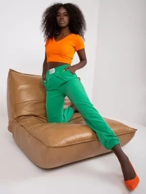 Dámské kalhoty ITALY MODA DHJ-SP-15832.64 GREEN