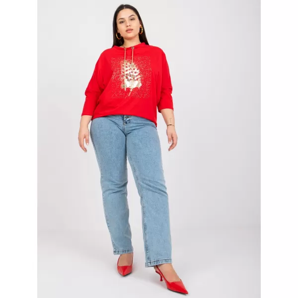  Dámská halenka RELEVANCE RV-BZ-7491.53 RED 