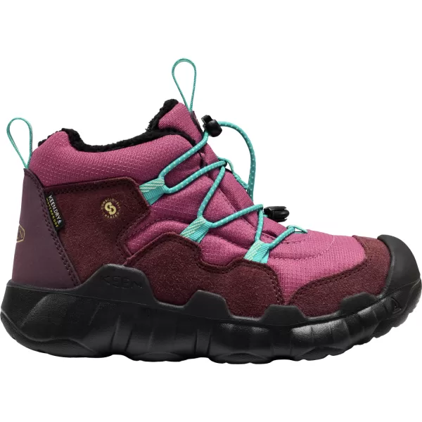  Dětské kotníkové boty KEEN HYPOWSER CHUKKA WP YOUTH HUCKLEBERRY/VIOLET QUARTZ 