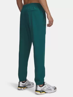 Pánské tepláky UNDER ARMOUR VIBE WOVEN JOGGER 1386557-338 ZELENÁ