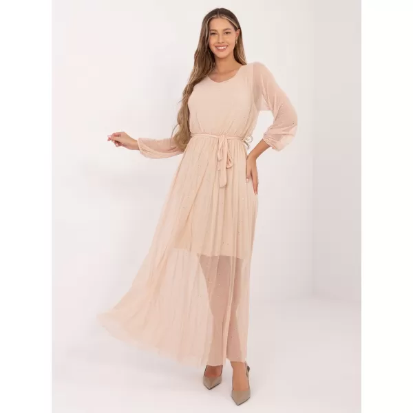  Dámské šaty ITALY MODA IT-SK-21807.22 BEIGE 