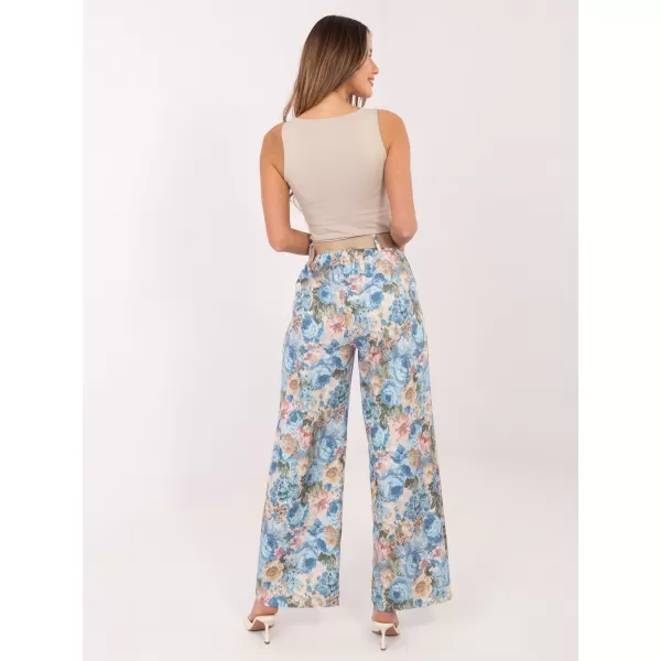 Dámské kalhoty RUE PARIS IT-SP-FL10232.21 LIGHT BLUE 