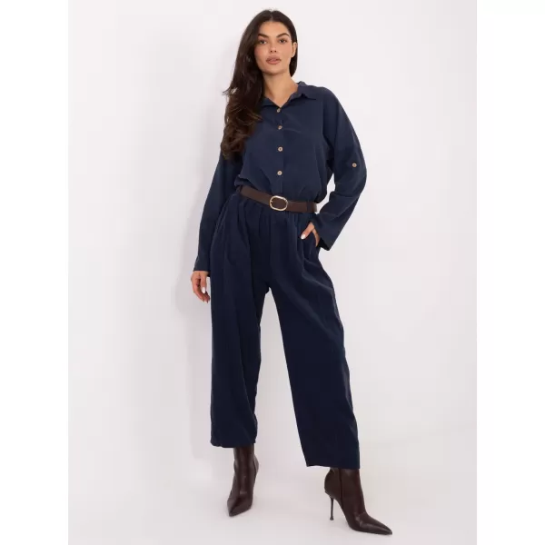  Dámské kalhoty ITALY MODA IT-SP-258009.83 DARK BLUE 