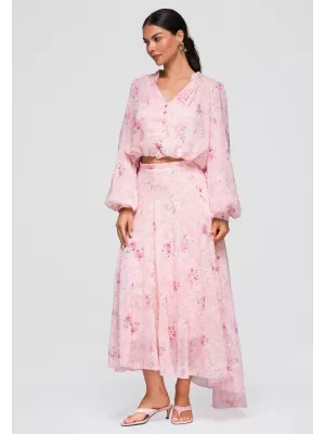 Dámská sukně OMBRE OW-GL-E0008 PINK