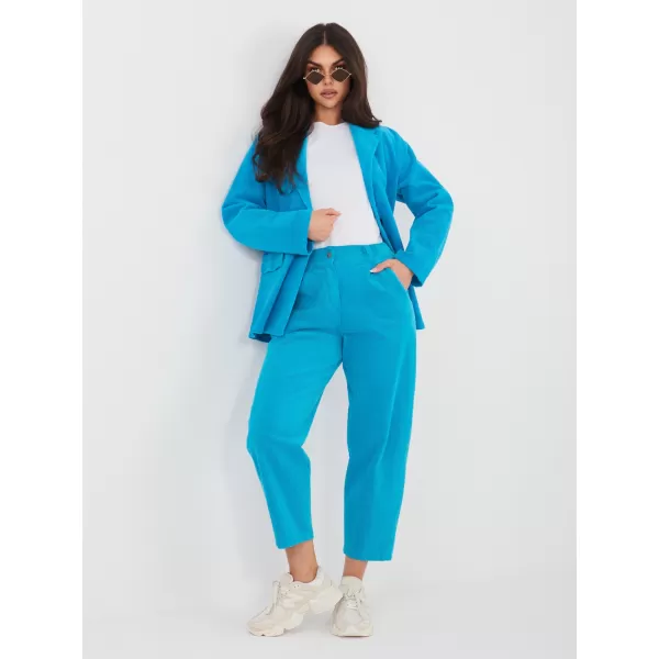  Dámské kalhoty RUE PARIS IT-SP-FL8916.13 BLUE 